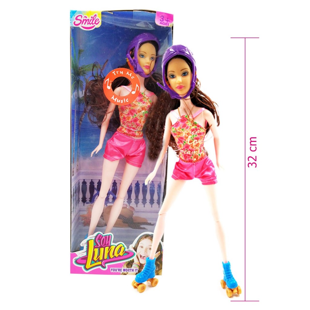 MUÑECA JUGUETERÍA SOY LUNA PATINADORA JUGUETE MUSICAL DIDÁCTICO PATINES-7