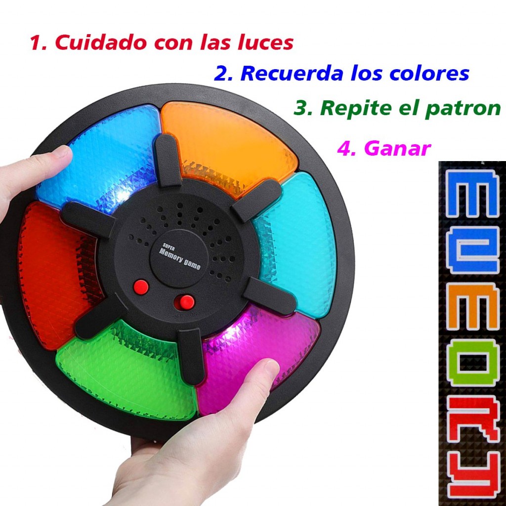 JUEGOS DE MEMORIA LUCES JUGUETERÍA JUGUETES DIDÁCTICO