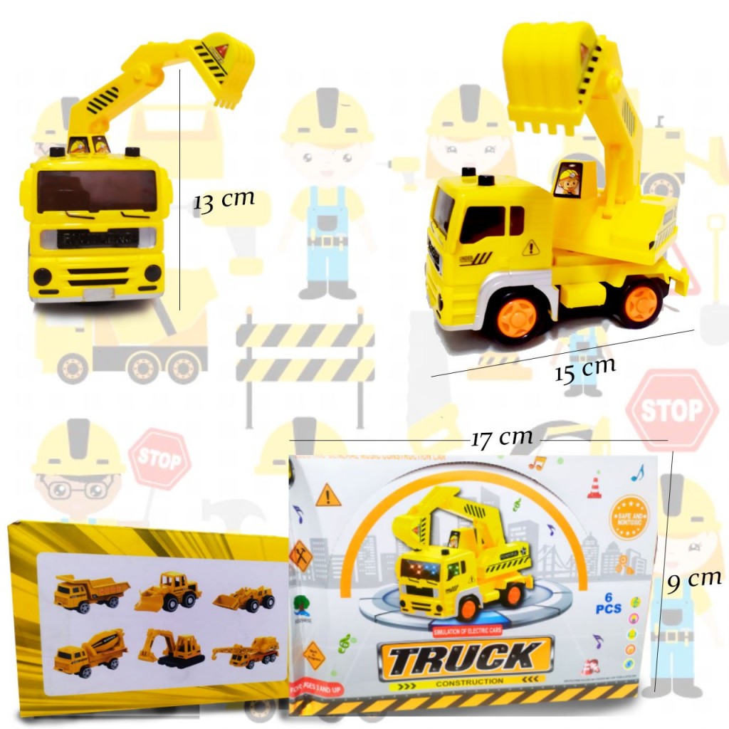 RETROEXCAVADORA SET HUEVOS CONSTRUCCIÓN SORPRESA JUGUETE JUGUETERÍA
