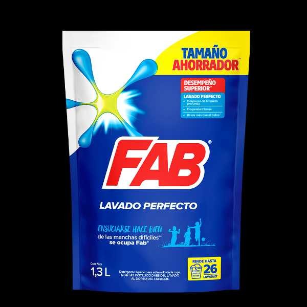 DETERGENTE FAB LIQUIDO  x 1300ML