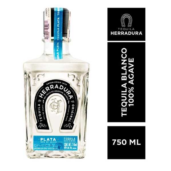 TEQUILA HERRADURA PLATA  x 750ML