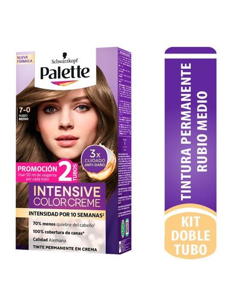 TINTE 7-0 RUBIO MEDIO PALETTE CC DT X50M