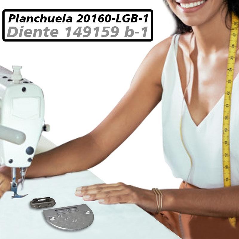 SET PLANCHUELA DIENTE MAQUINA DE COSER PLANA MODISTERÍA