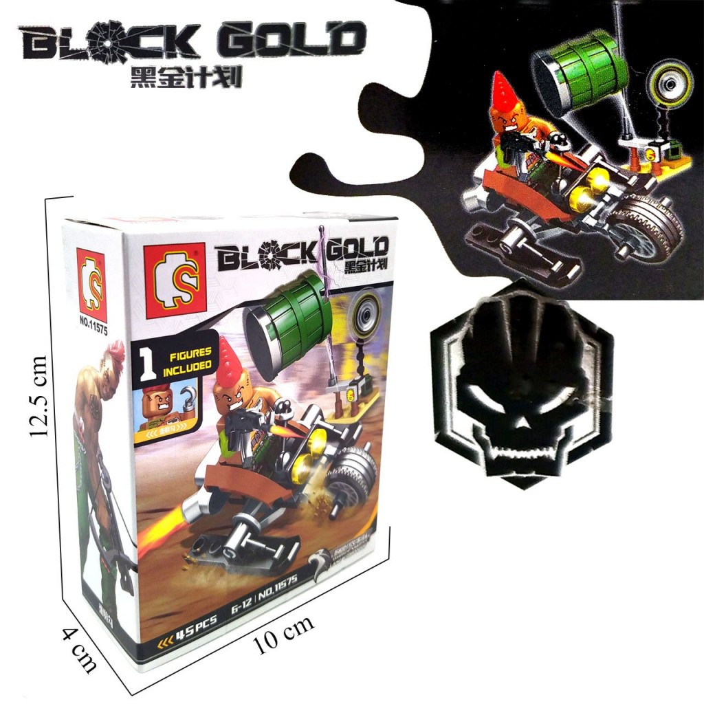 FIGURAS ARMABLES MILITARESMOTO NIEVE JUGUETERÍA SOLDADOS JUGUETE DIDÁCTICO NO.11575