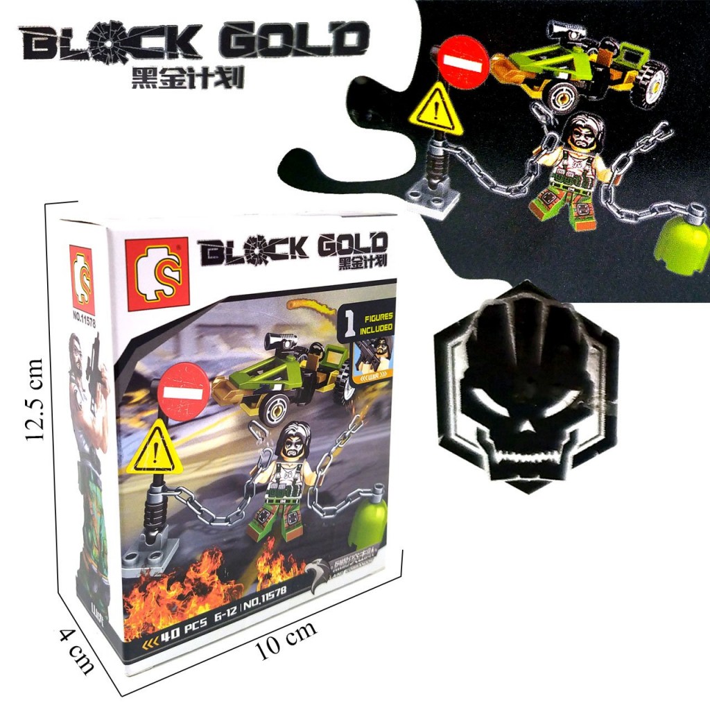 FIGURAS CADENAS ARMABLES MILITARES JUGUETERÍA SOLDADOS JUGUETE DIDÁCTICONO.11578