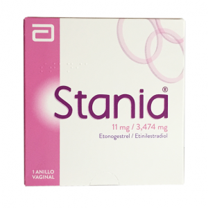 STANIA 11MG/3.474MG X 1 ANILLO VAGINAL