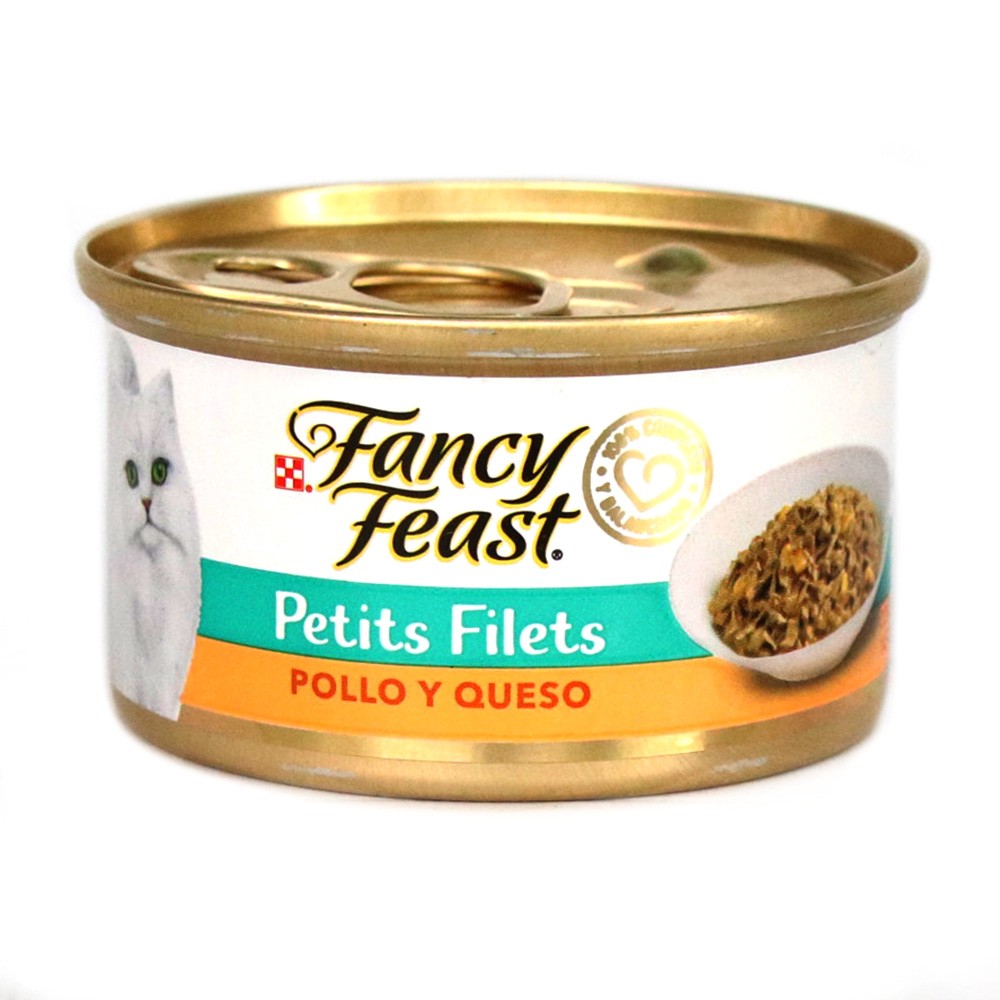 PETITS POLLO Y QUESO  FANCY FEAST *85GR