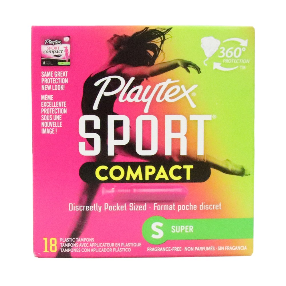 TAMPON SPORT COMPACT SUPER  x  18 UND