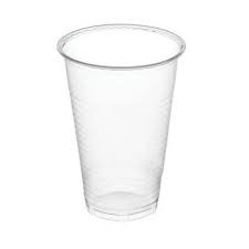 vaso 13oz transp. *25 und