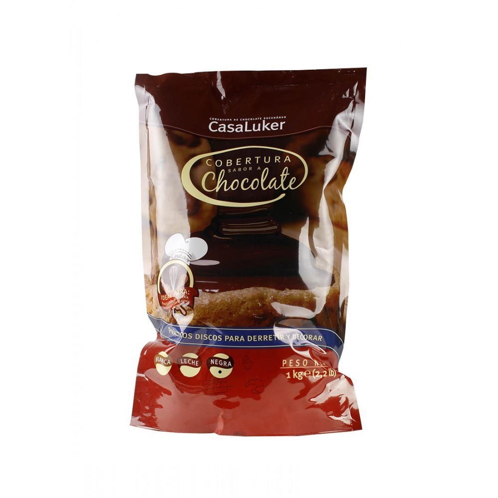 Cobertura sabor chocolate semiamargo x 1 kg
