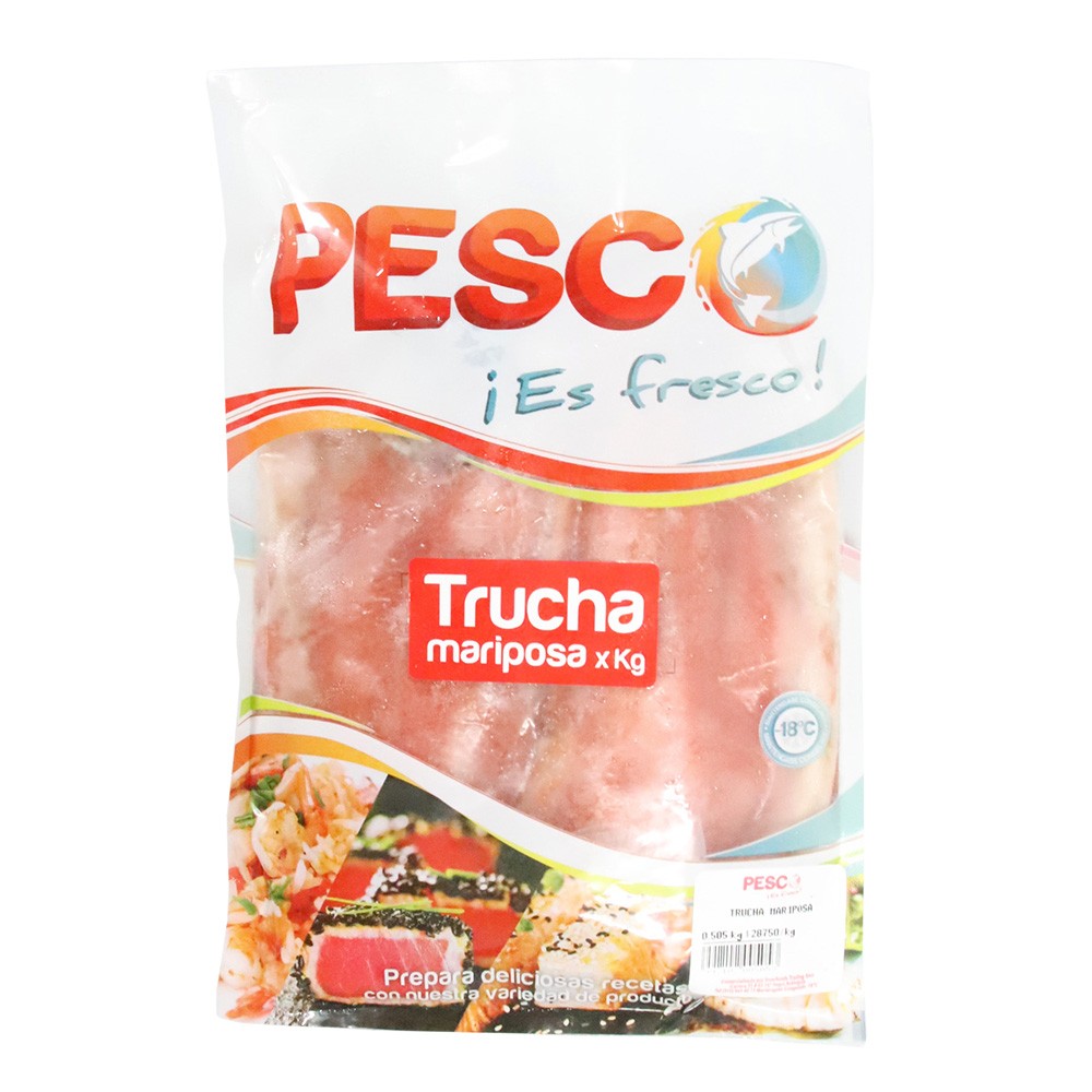 TRUCHA MARIPOSA PESCO x 1000 GR