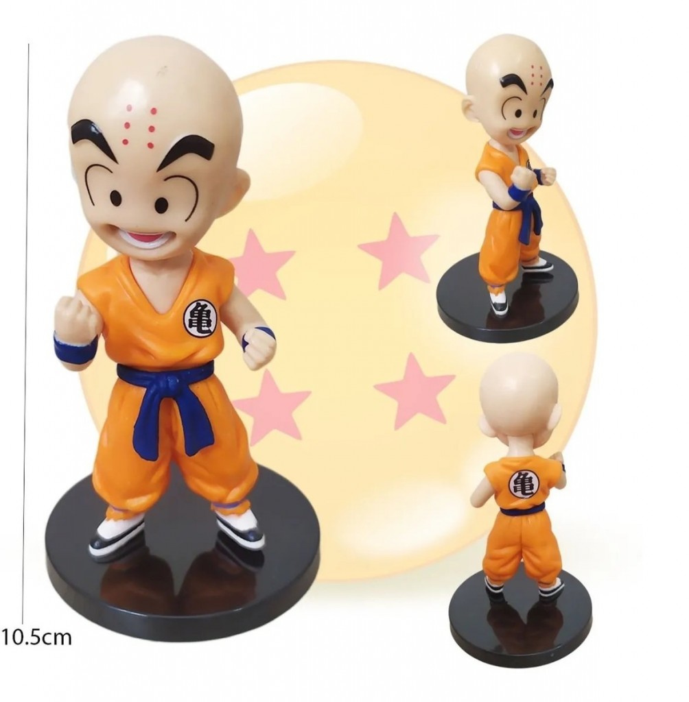 DRAGON BALL FIGURA KRILLIN CARTAS NIÑO JUGUETES DIDÁCTICO JUGUETERÍA