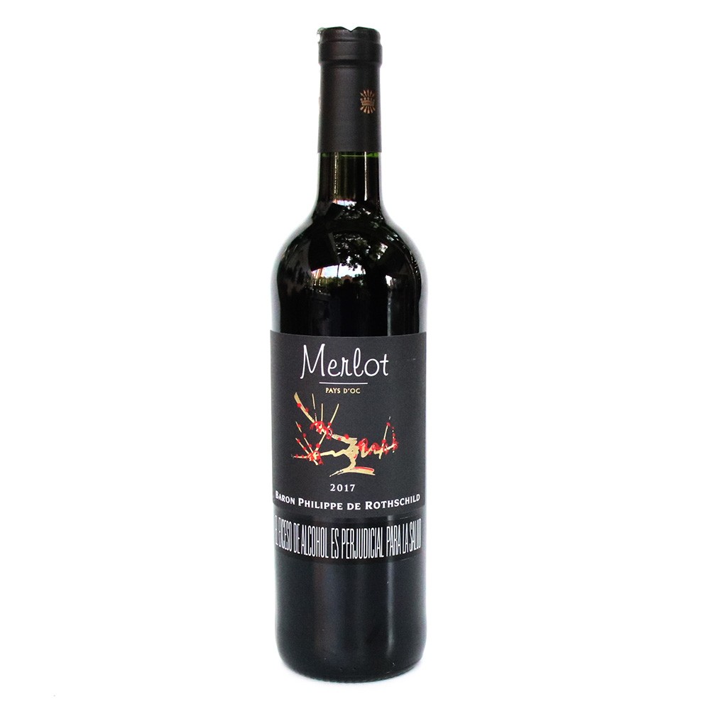VINO BARON PHILIPPE DE ROT MERLOT*750 ML