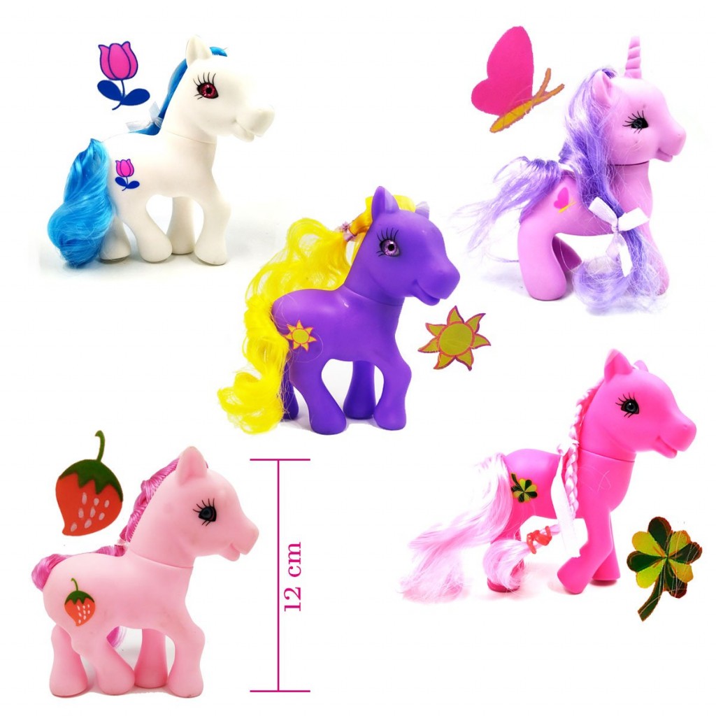 PONY JUGUETE PEINAR SET X5 JUGUETERÍA NIÑAS INFANTIL UNICORNIO