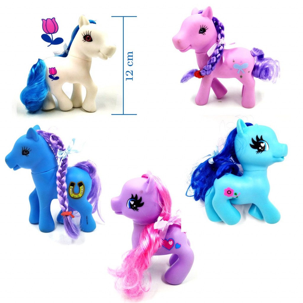 PONY JUGUETE PEINAR SET X5 JUGUETERÍA NIÑAS INFANTIL UNICORNIO