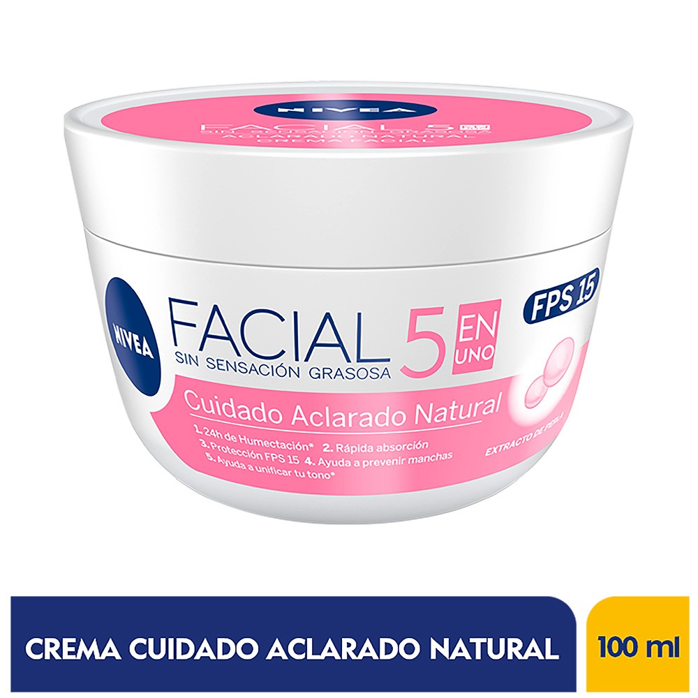 CREMA NIVEA CUIDADO ACLARADO NATUR*100ML