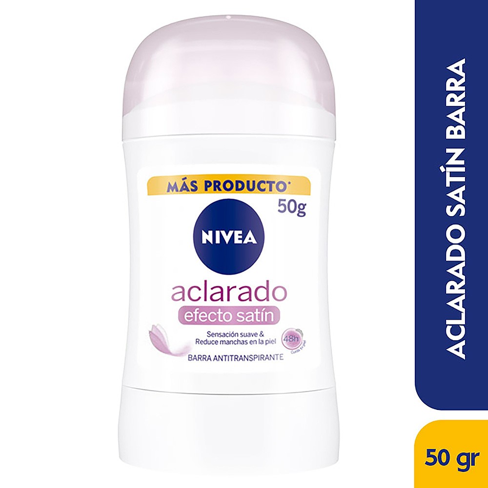 DEO STICK ACLARADO EFEC SATIN NIVEA*50M