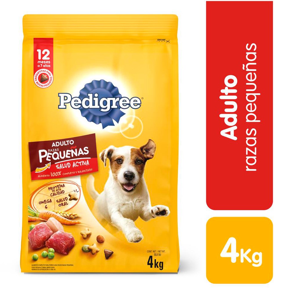 PEDIGREE ADULTO RAZA PEQUEÑA*4KL