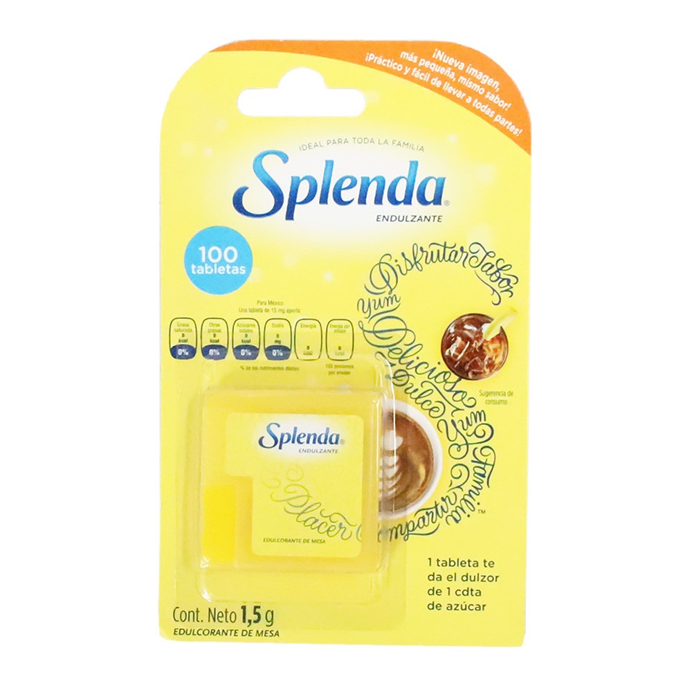 SPLENDA PASTILLA  x 100 TABLETAS