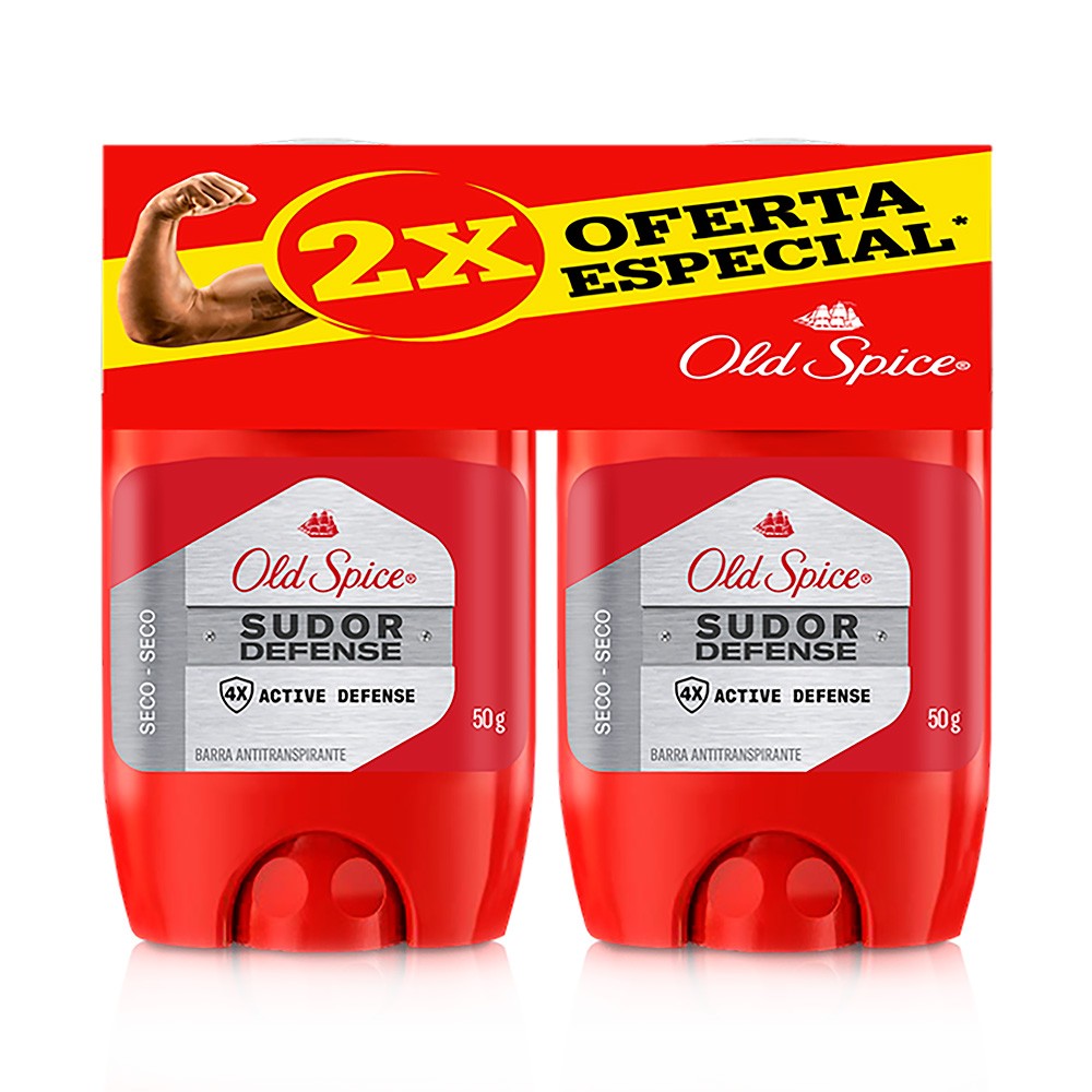 DESODORANTE OLD SPICE BARRA SECO*2U*50GR