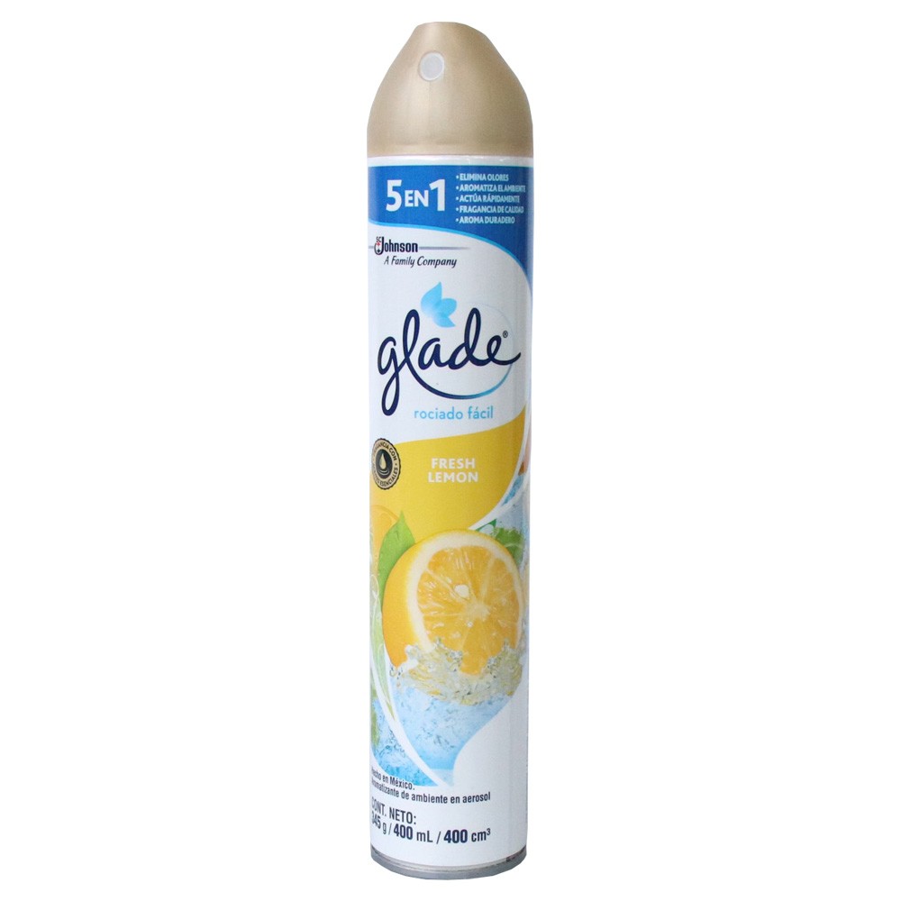 AMB GLADE AEROSOL LEMON FRESH  x 400 ML