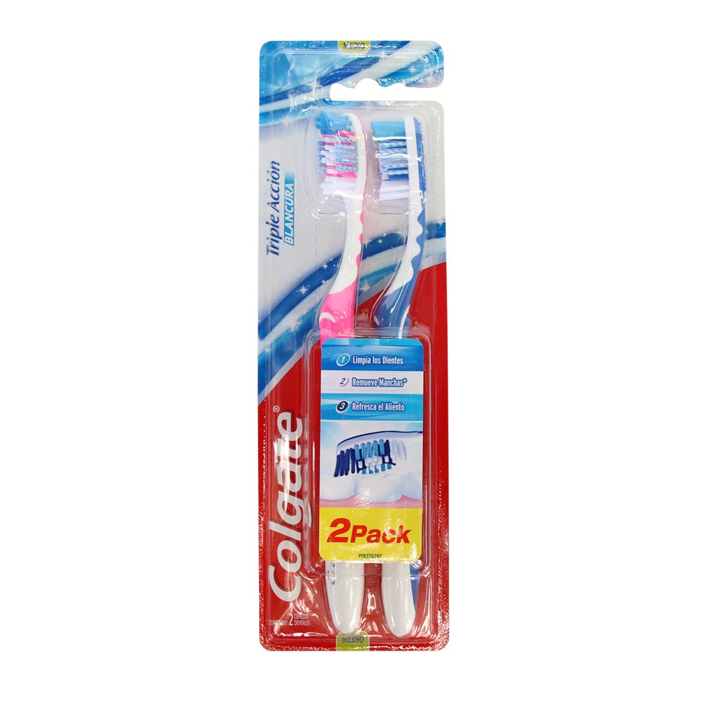 CEPILLO TPLE ACCION BLANCURA 2PE COLGATE
