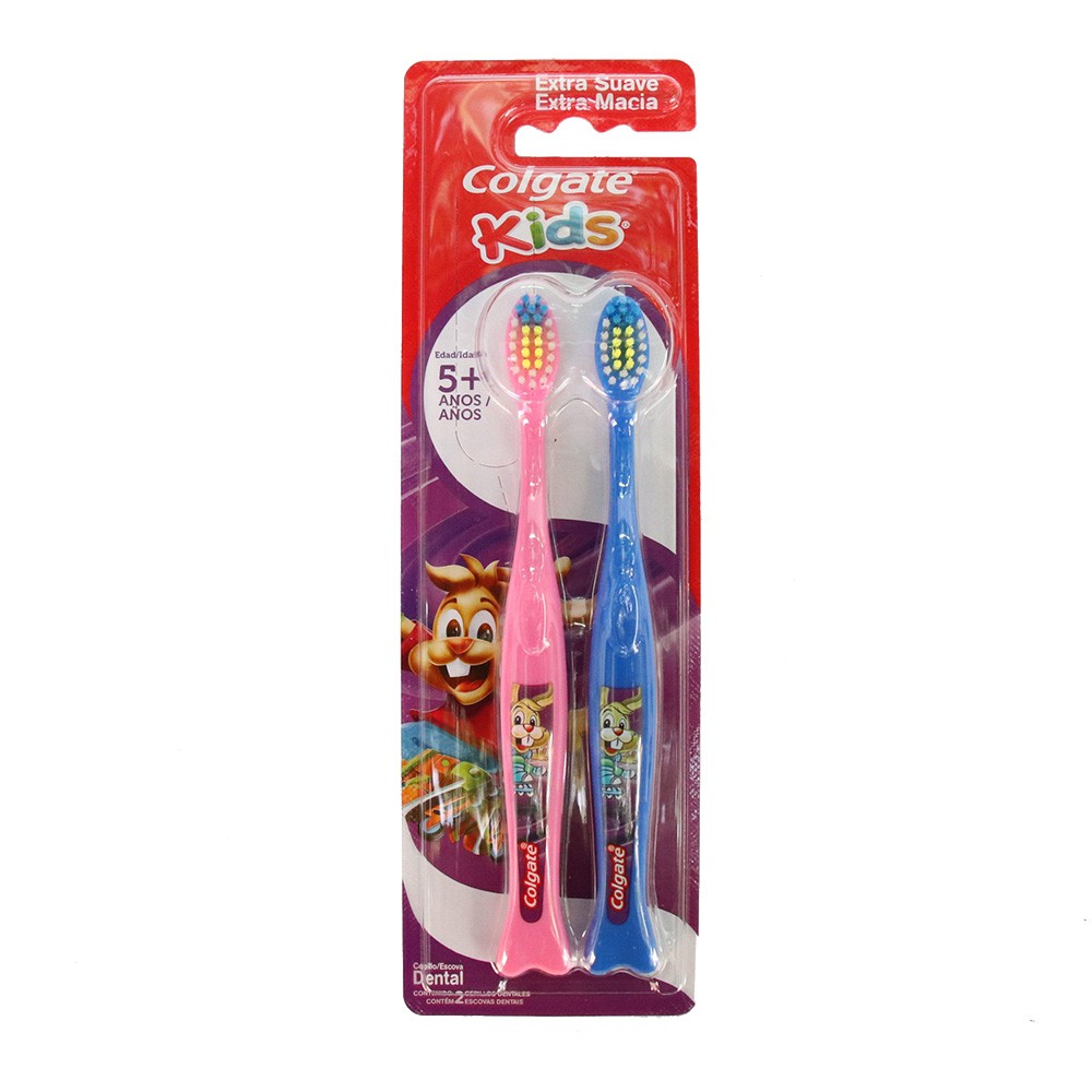 CEPILLO DENTAL  COLGATE KIDS 5+ 2PACK