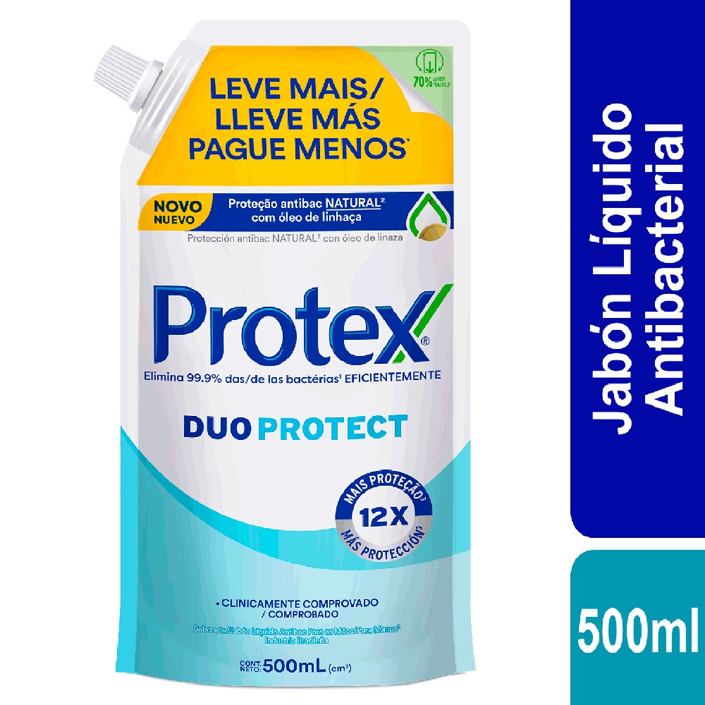 JABON  LIQUIDO PROTEX DUO PROTECT*500 ML