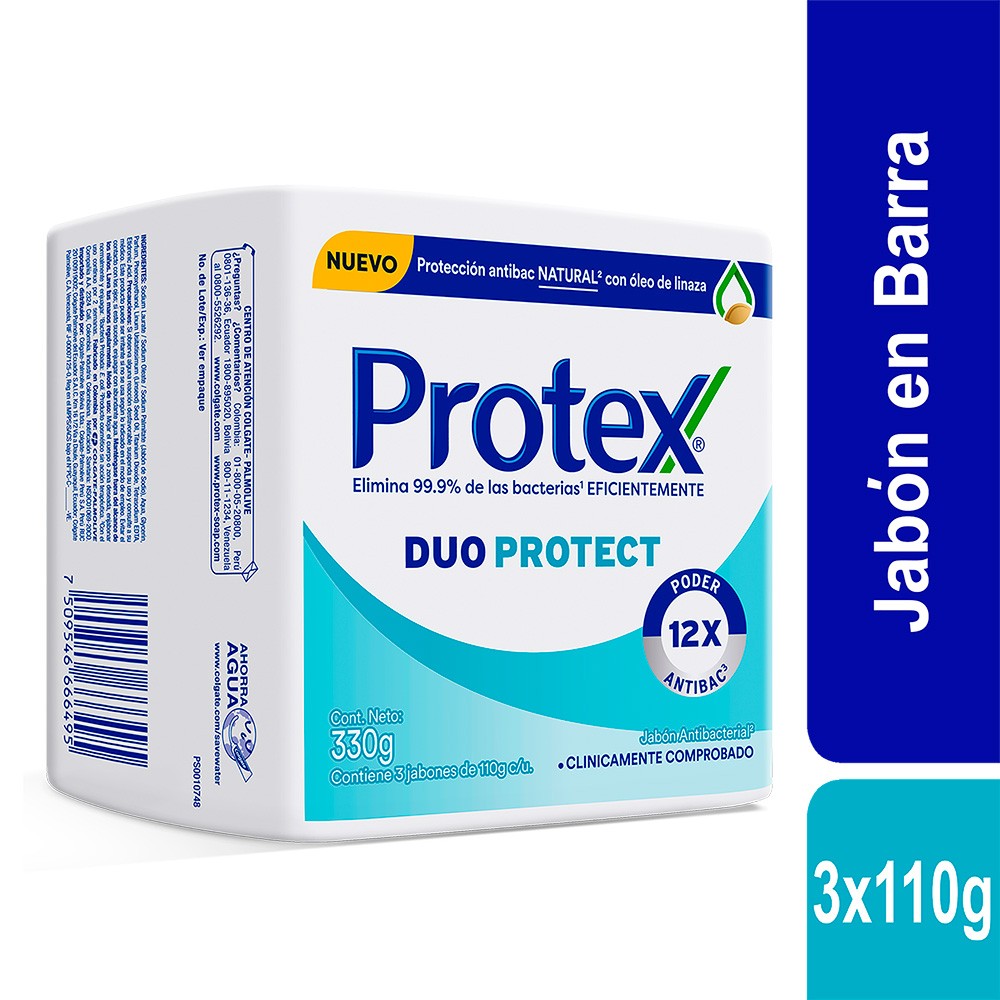 JABON PROTEX DUO PROTECT X3UND x 110 GR