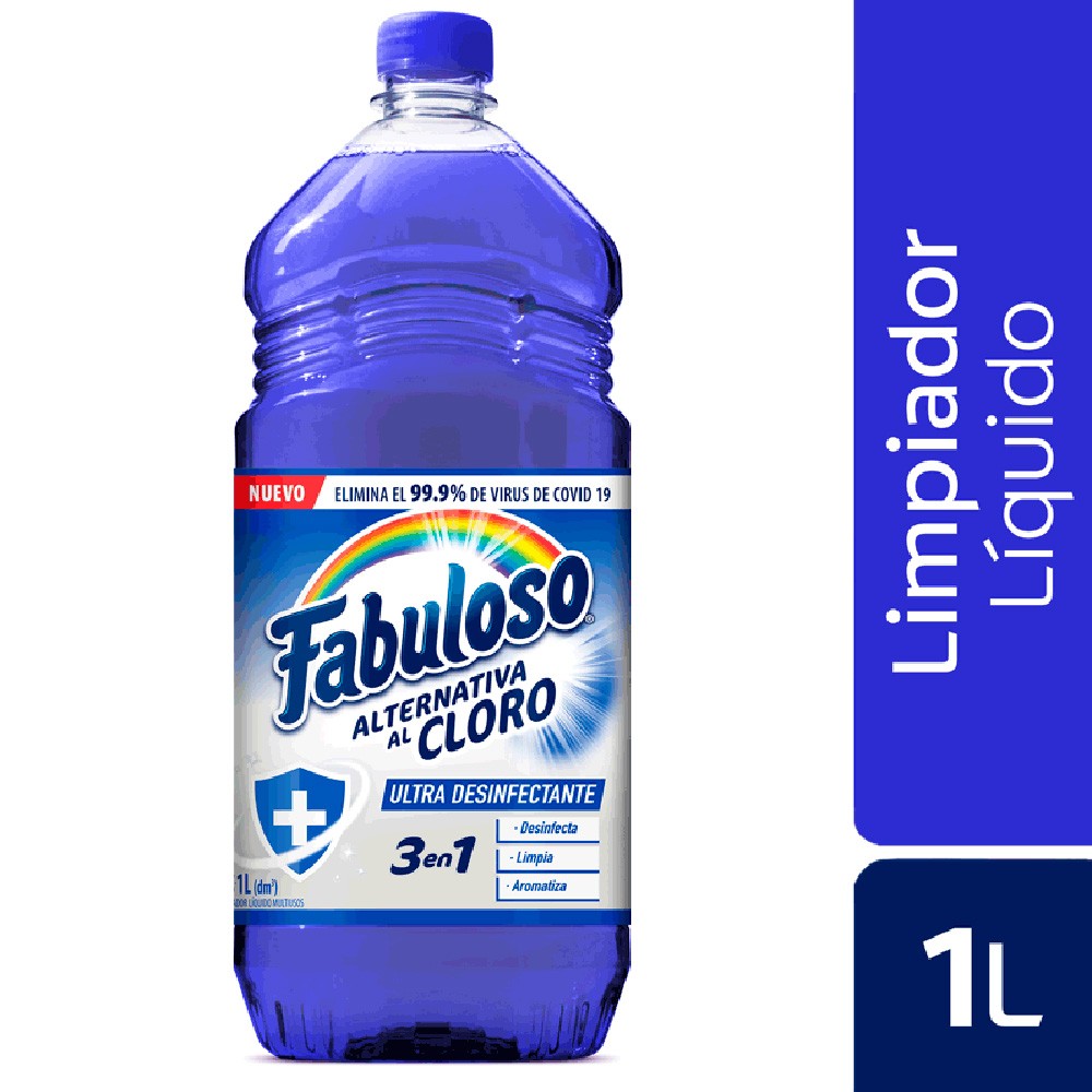 LIMPIAPISOS ALTERNAT CLORO FABULOSO*1 LT