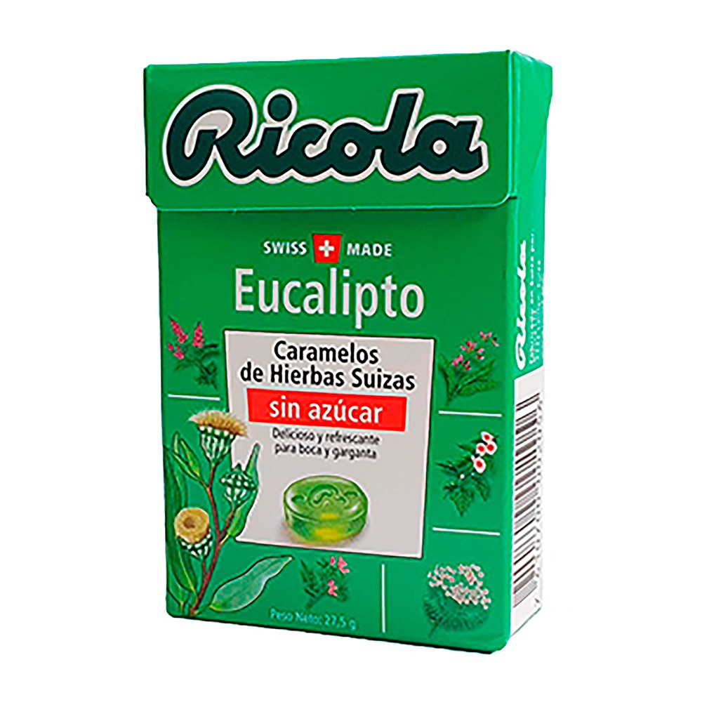 DULCES EUCALIP SN AZU RICOLA*27,5GR