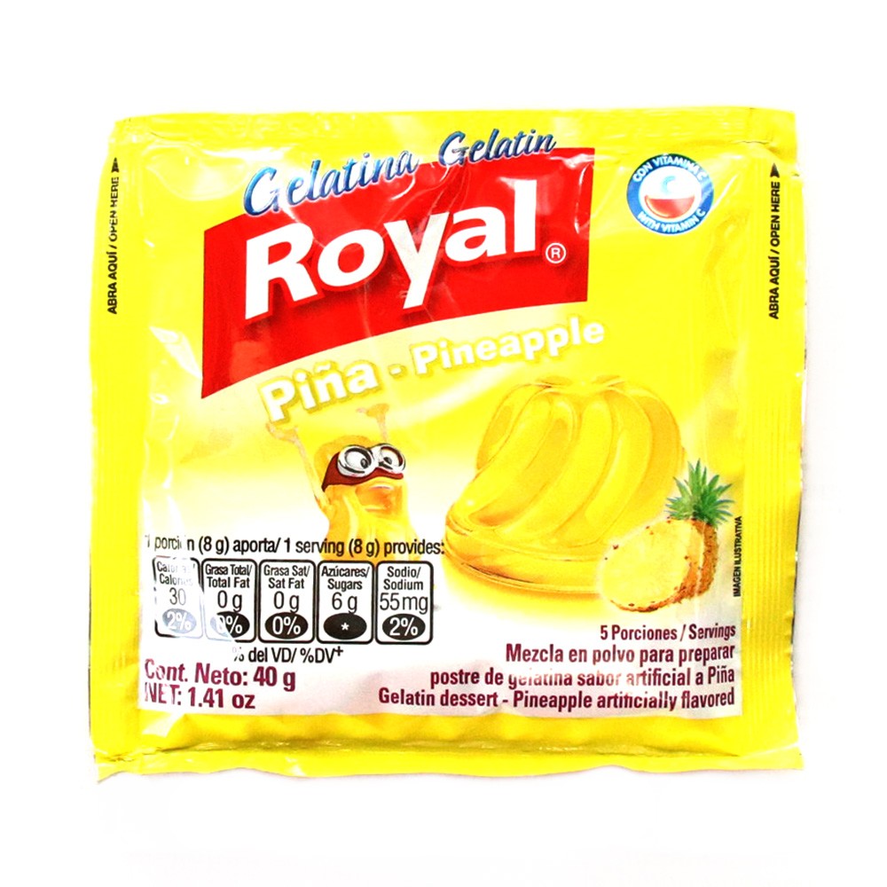 GELATINA ROYAL PIÑA 40gr