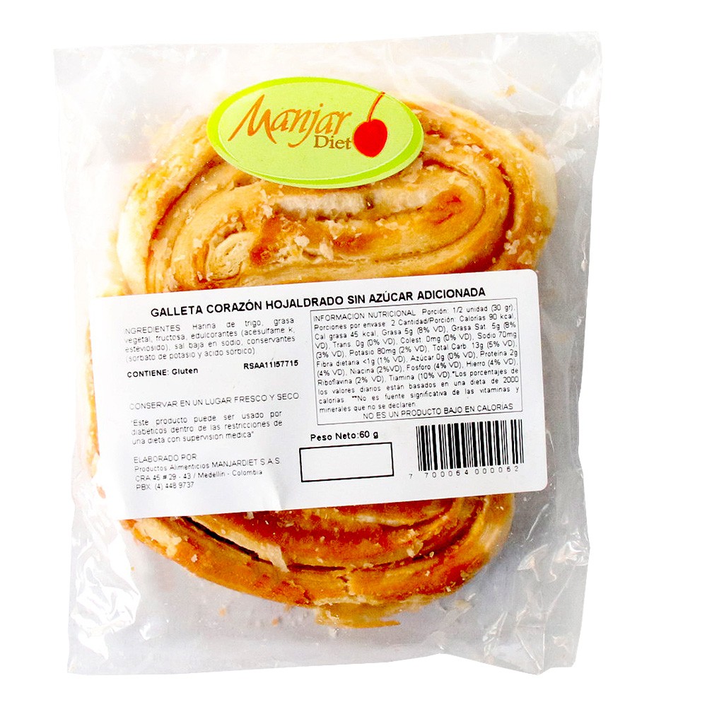 CORAZON HOJALDRADO x  50GR