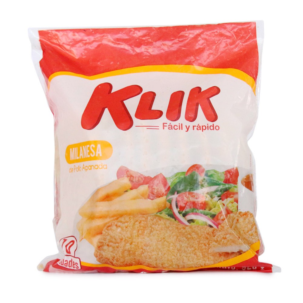 MILANESA POLLO 10U  x 930GR KLIK