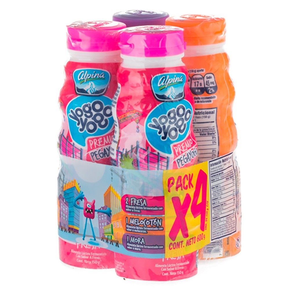 YOGO PREMIO  x 150 GR MULTIEMPAQUE X4