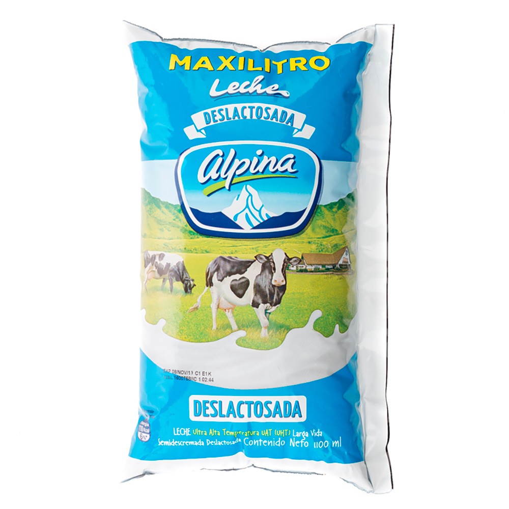 LECHE ALPINA DESL MAXILITRO UHT x 1100ML