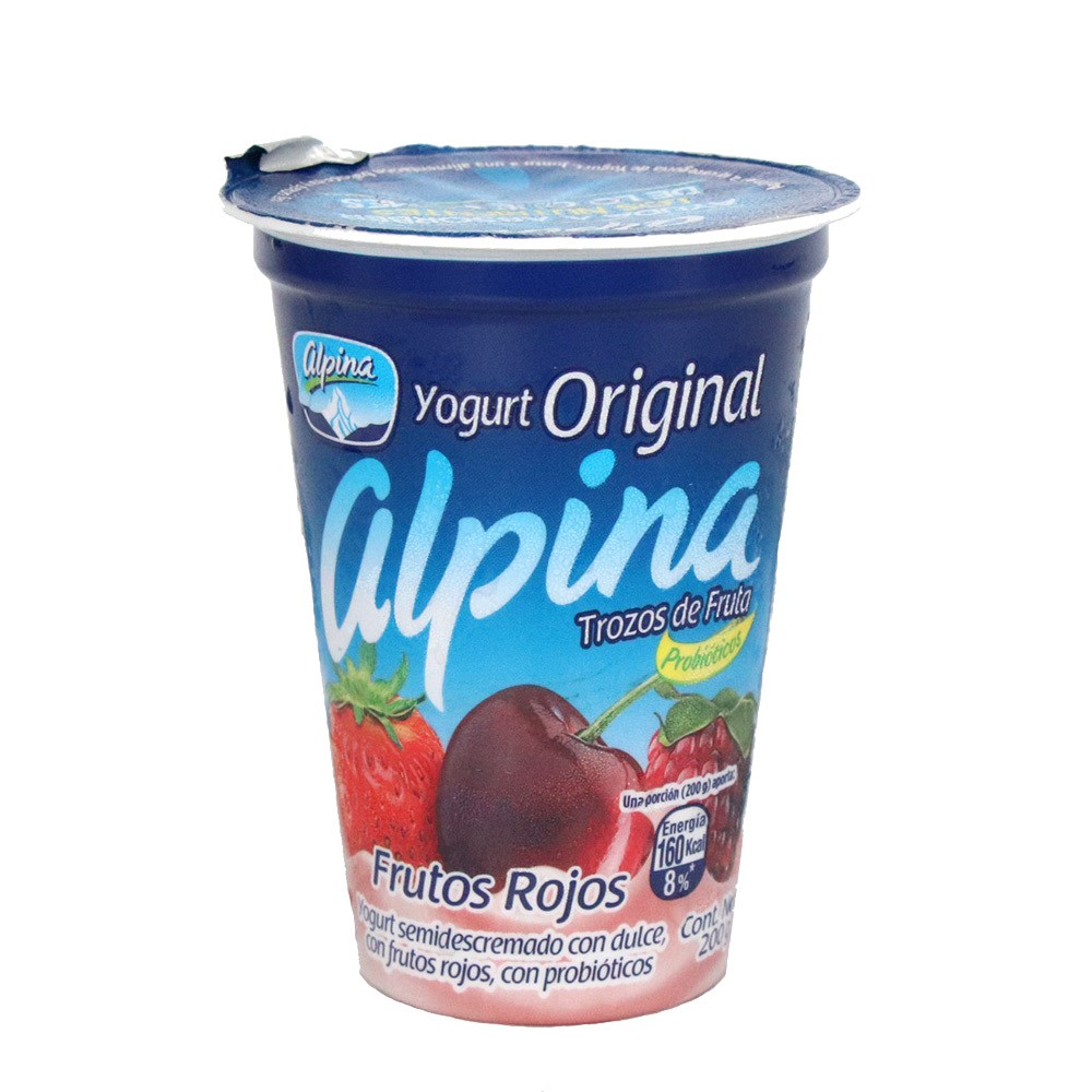 YOGURT ALPINA FRUTO ROJO  x 200GR