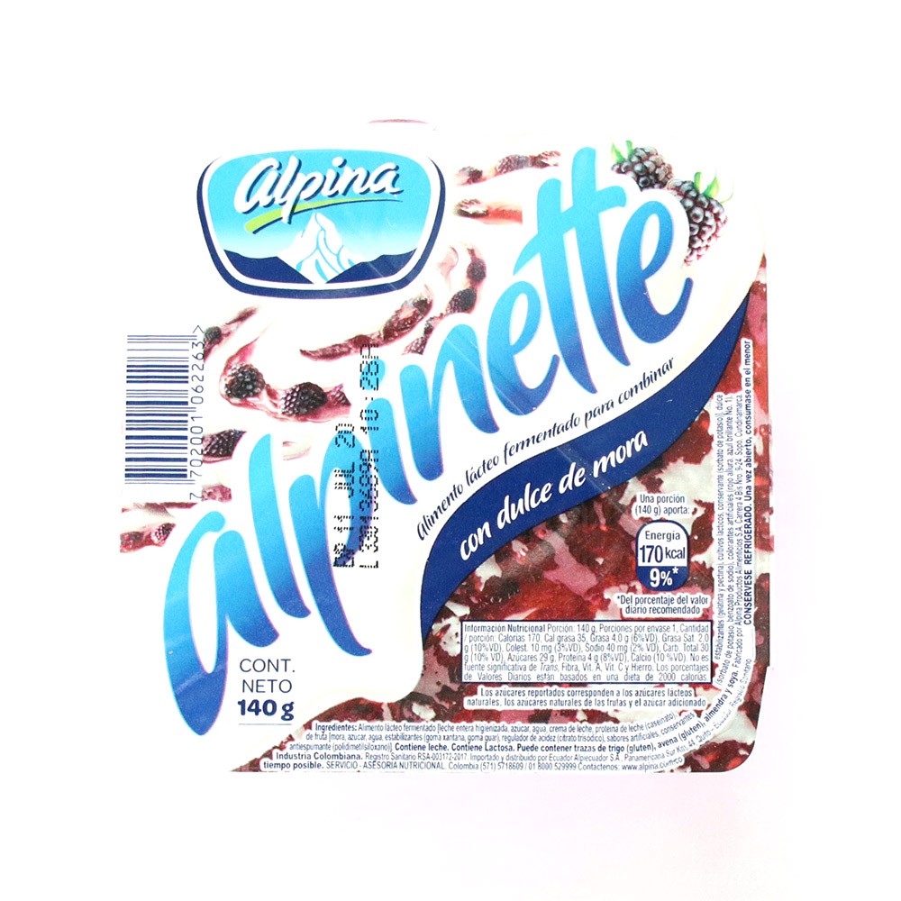 ALPINETTE MORAS x 140GR