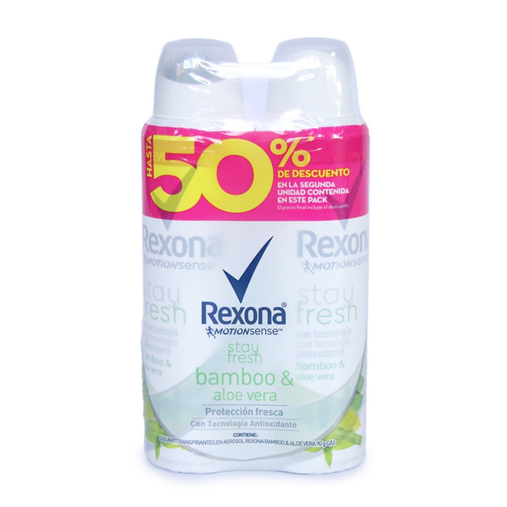 DESO REXONA AER BAMBOO x 2UN x 90GR