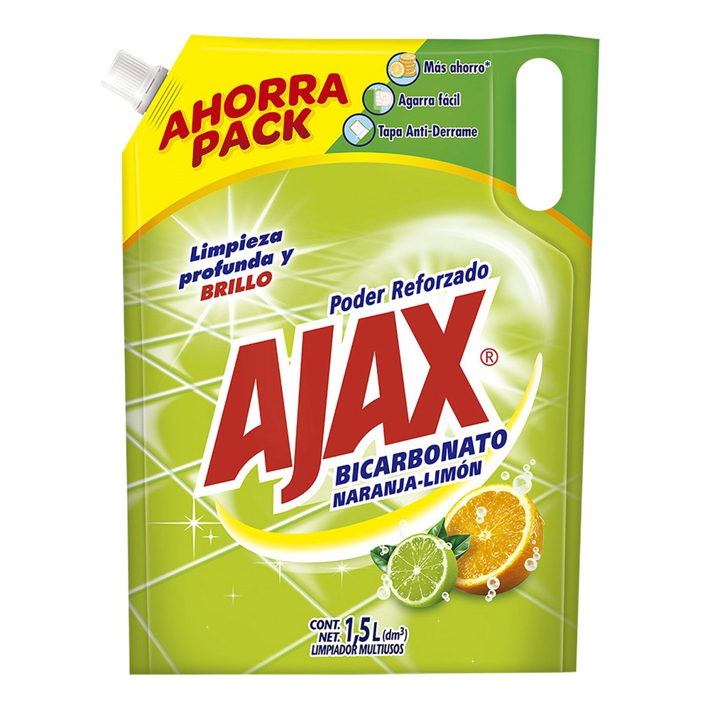 LIMPIAPISOS BICARBONATO LIMON AJAX*1500M