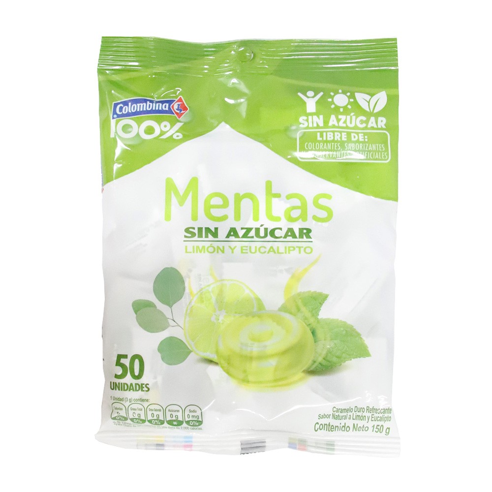 MENTAS 100% LIMON EUCALIPTO 100% SALUDAB