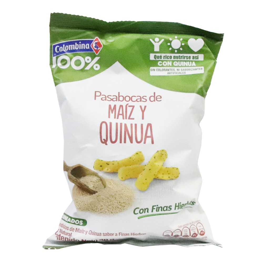 PASABOCAS CON QUINUA INDIVIDUAL
