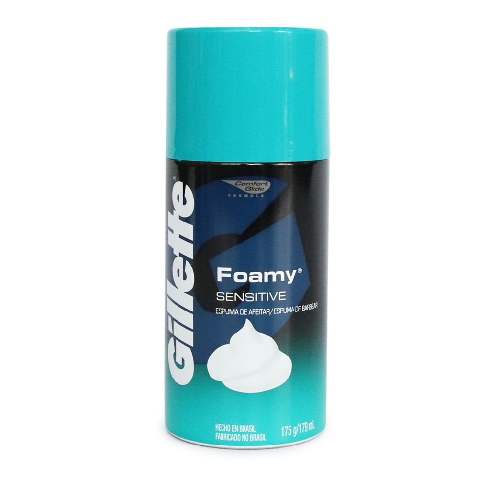 ESPUMA AFEITAR FOAMY SENST GILLETE*175GR