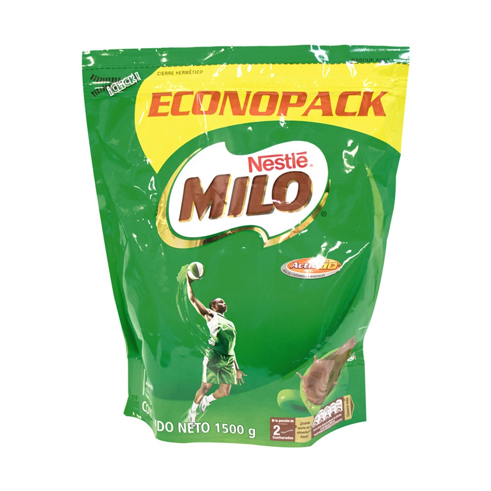 MILO DOY PACK ZIPPER  x  1.5 KG