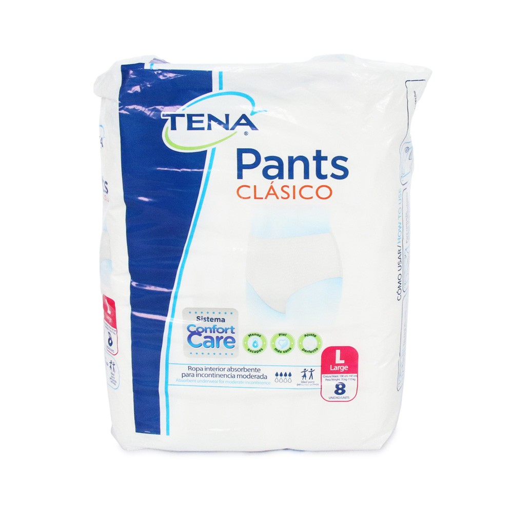 PAÑAL TENA PANTS CLASIC LARGE  x 8UND