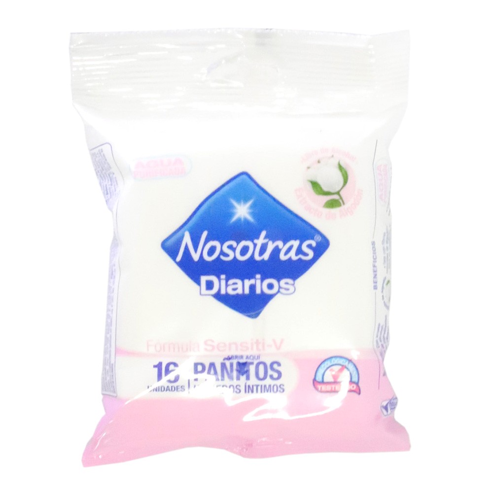 PAÑITOS INTIMOS SENSITIVE NOSOTRAS *16UN