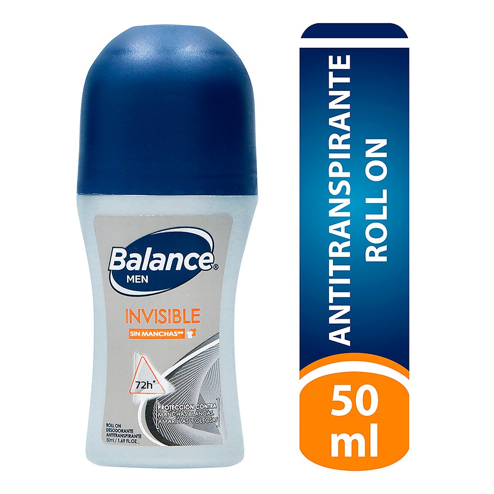 DEOS ROLLON INVISIBL HOMBRE BALANCE 50ML