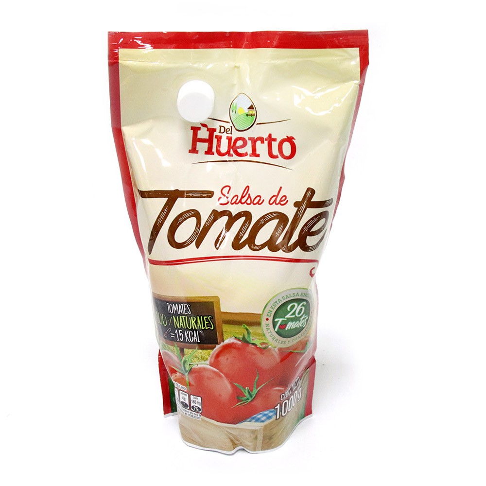 SALSA DE TOM DEL HUERTO DOY PACK*1000GR