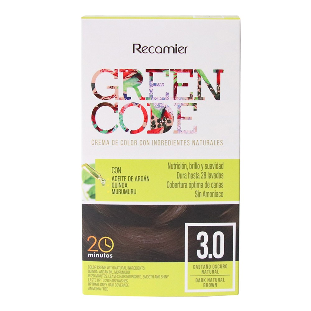 GREEN CODE KIT Nº 3 CASTAÑO OSCURO*50GR