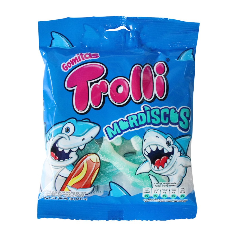 GOMAS TROLLI MORDISCOS*55GR